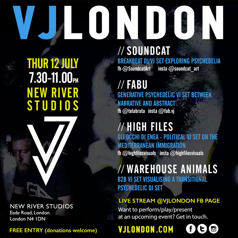 VJ London July 2018 - poster